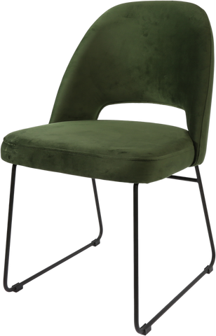 Durafurn Semifreddo Chair with Black Sled Base