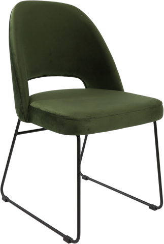 Durafurn Semifreddo Chair with Black Sled Base