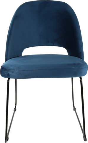 Durafurn Semifreddo Chair with Black Sled Base