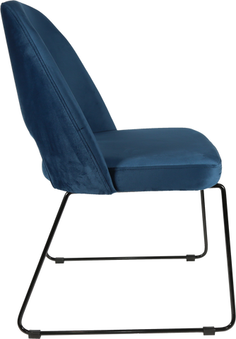 Durafurn Semifreddo Chair with Black Sled Base