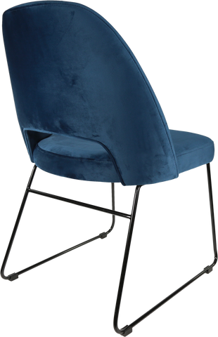 Durafurn Semifreddo Chair with Black Sled Base