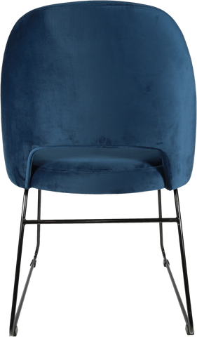 Durafurn Semifreddo Chair with Black Sled Base