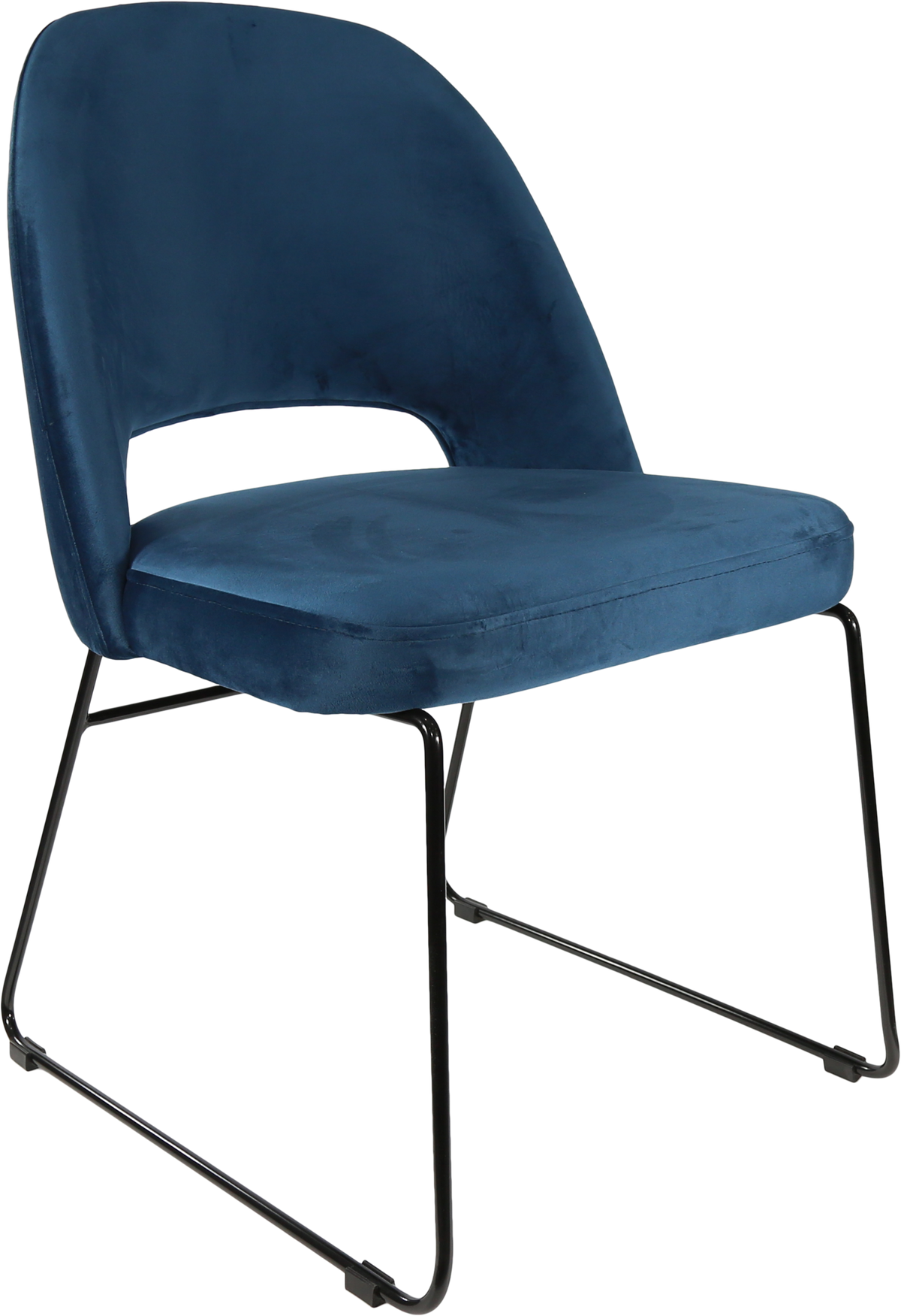 Durafurn Semifreddo Chair with Black Sled Base