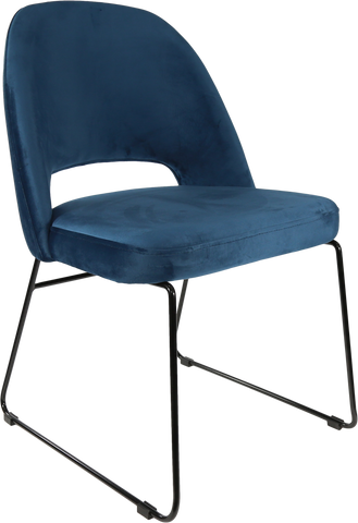 Durafurn Semifreddo Chair with Black Sled Base