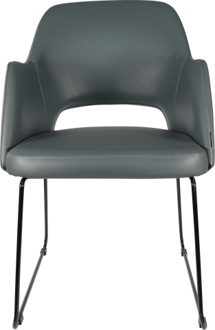 Durafurn Sorbet Chair with Black Sled Base