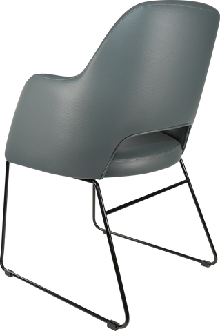 Durafurn Sorbet Chair with Black Sled Base