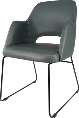 Durafurn Sorbet Chair with Black Sled Base