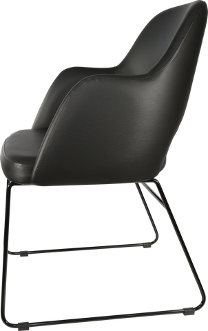 Durafurn Sorbet Chair with Black Sled Base