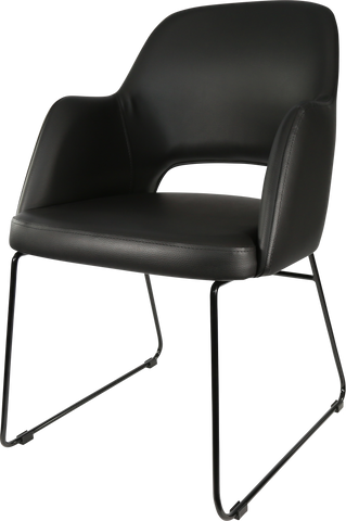 Durafurn Sorbet Chair with Black Sled Base