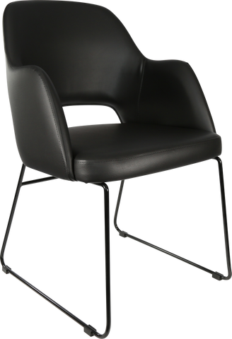 Durafurn Sorbet Chair with Black Sled Base