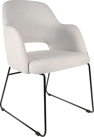 Durafurn Sorbet Chair with Black Sled Base