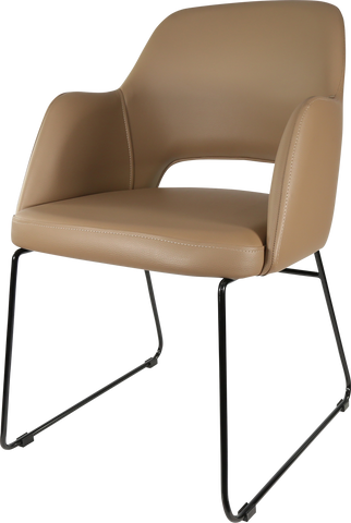 Durafurn Sorbet Chair with Black Sled Base