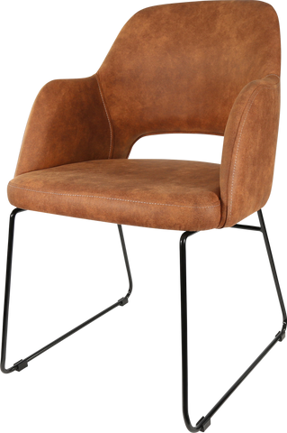 Durafurn Sorbet Chair with Black Sled Base