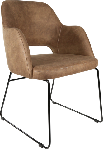 Durafurn Sorbet Chair with Black Sled Base