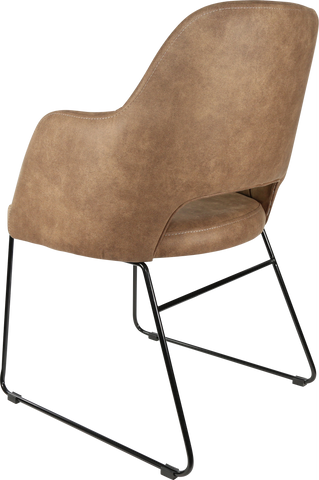Durafurn Sorbet Chair with Black Sled Base