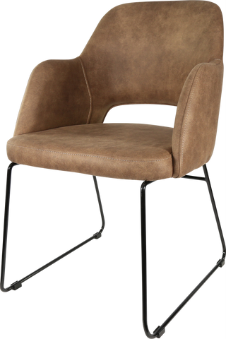 Durafurn Sorbet Chair with Black Sled Base