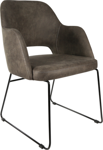 Durafurn Sorbet Chair with Black Sled Base