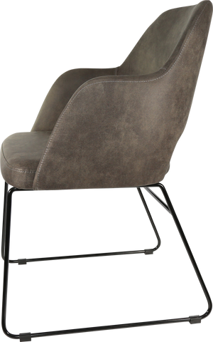 Durafurn Sorbet Chair with Black Sled Base