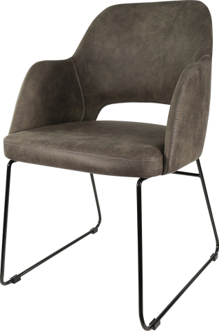 Durafurn Sorbet Chair with Black Sled Base