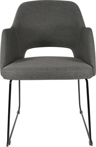 Durafurn Sorbet Chair with Black Sled Base