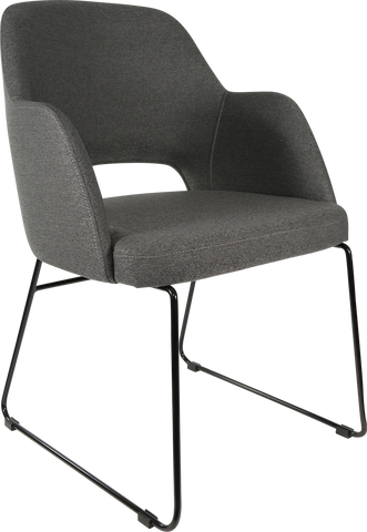 Durafurn Sorbet Chair with Black Sled Base