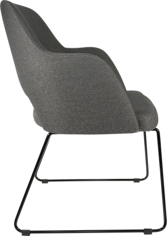 Durafurn Sorbet Chair with Black Sled Base
