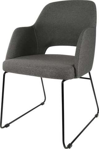 Durafurn Sorbet Chair with Black Sled Base