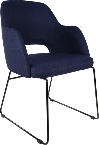 Durafurn Sorbet Chair with Black Sled Base
