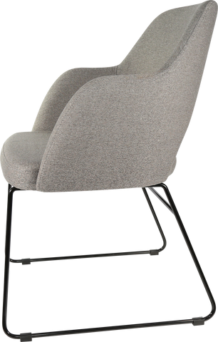 Durafurn Sorbet Chair with Black Sled Base