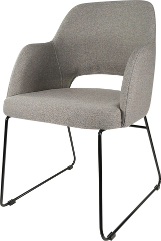Durafurn Sorbet Chair with Black Sled Base