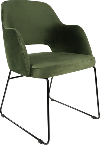 Durafurn Sorbet Chair with Black Sled Base