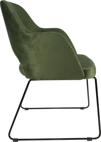 Durafurn Sorbet Chair with Black Sled Base