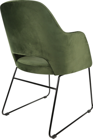 Durafurn Sorbet Chair with Black Sled Base