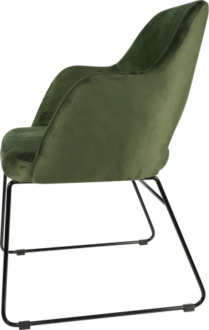 Durafurn Sorbet Chair with Black Sled Base