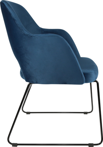 Durafurn Sorbet Chair with Black Sled Base