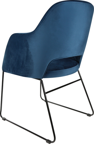 Durafurn Sorbet Chair with Black Sled Base