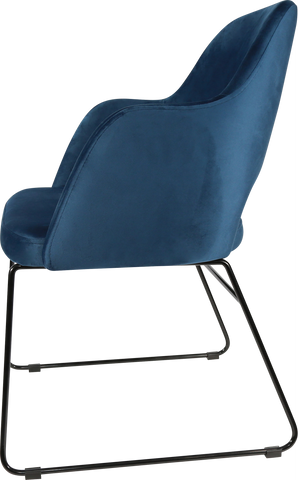 Durafurn Sorbet Chair with Black Sled Base