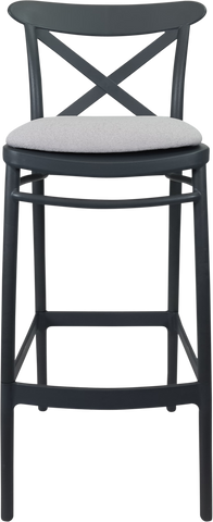 Siesta Cross Back Bar Stools  with Cushion