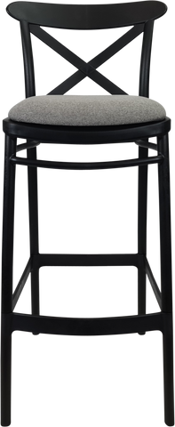 Siesta Cross Back Bar Stools  with Cushion