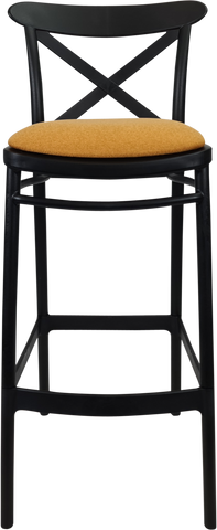 Siesta Cross Back Bar Stools  with Cushion