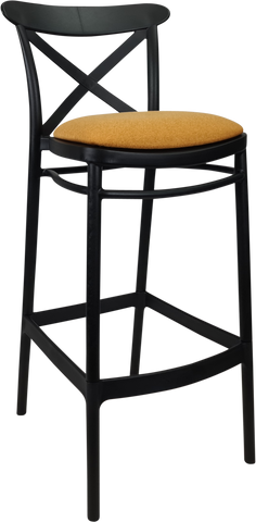 Siesta Cross Back Bar Stools  with Cushion