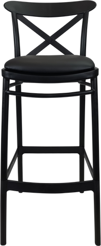 Siesta Cross Back Bar Stools  with Cushion