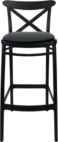 Siesta Cross Back Bar Stools  with Cushion