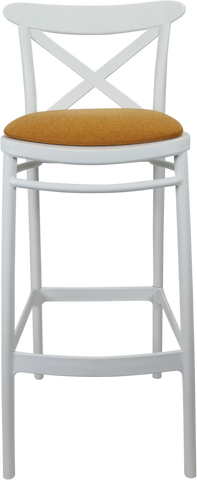 Siesta Cross Back Bar Stools  with Cushion