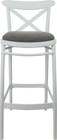 Siesta Cross Back Bar Stools  with Cushion