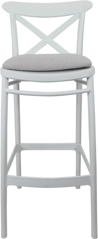 Siesta Cross Back Bar Stools  with Cushion