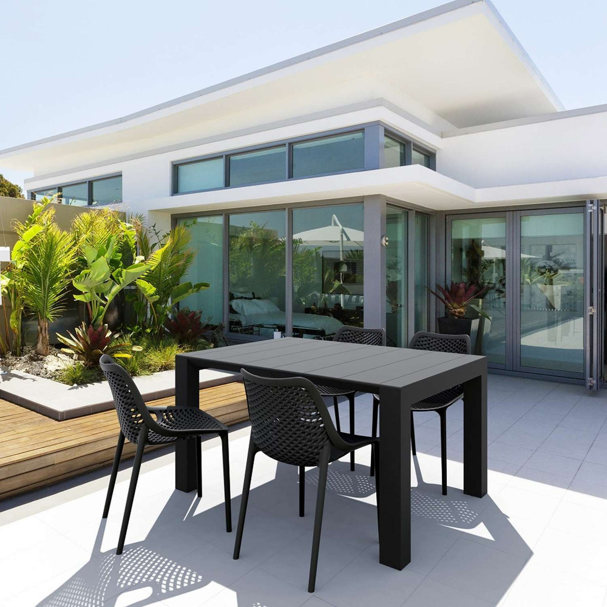 Siesta Vegas Table 4 Seater Outdoor Dining Setting with Air Chair