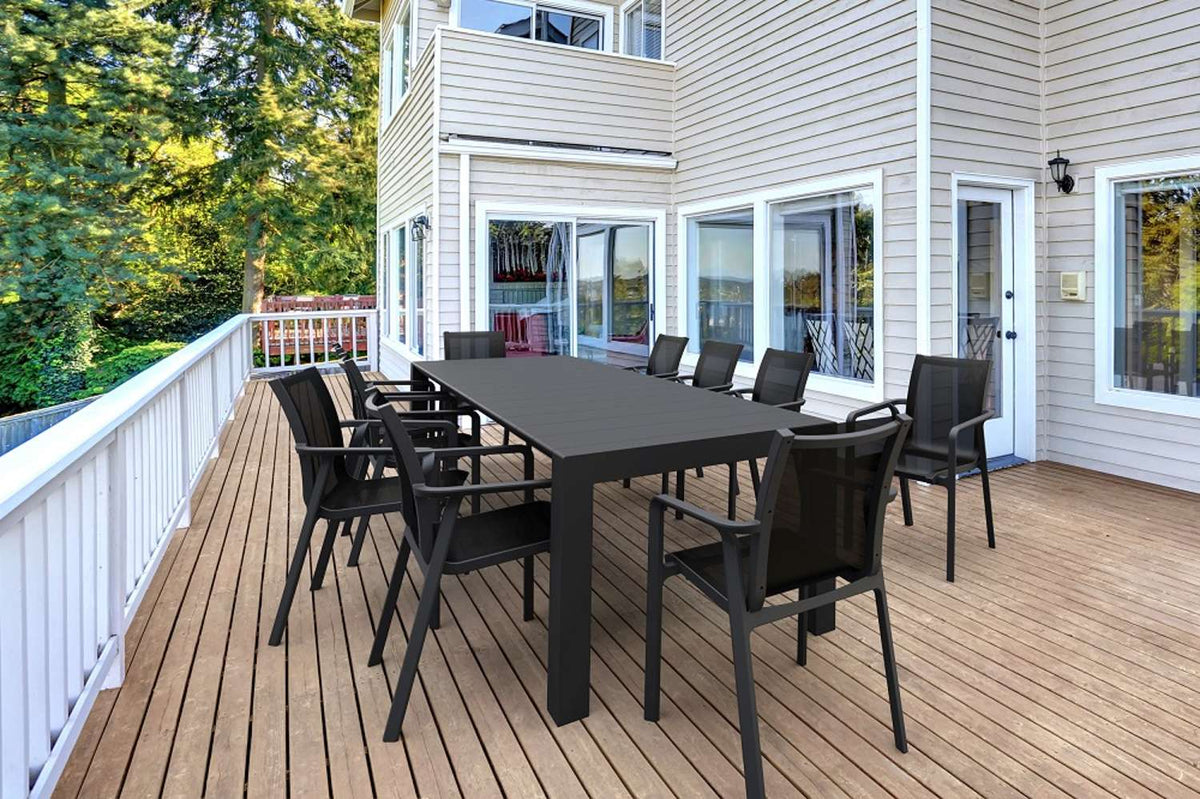 Siesta Outdoor 11 Piece Setting with Extendable Table