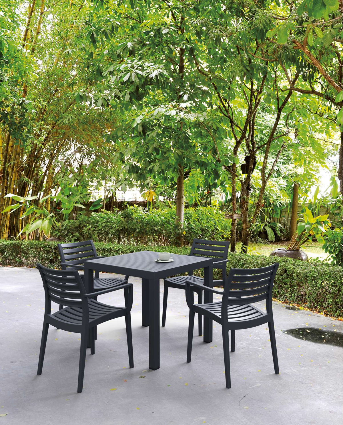 Siesta Ares 5 Piece Outdoor Dining Set with Artemis Arm Chair