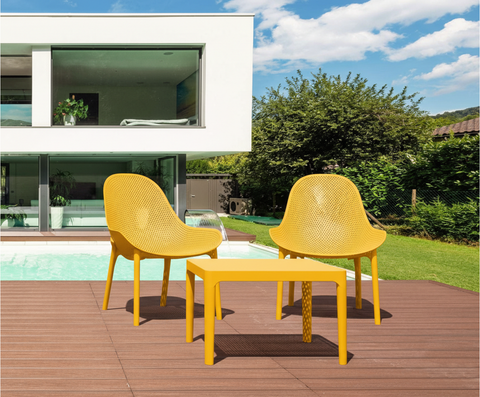 Siesta Sky Lounge 3 Piece Set with Side Table